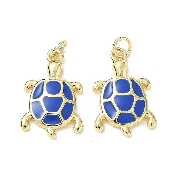 Brass Enamel Pendants