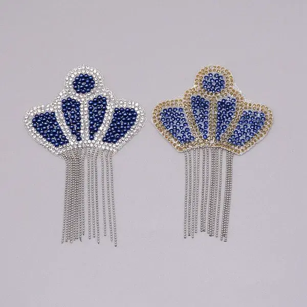 Crown Glitter Hotfix Rhinestone