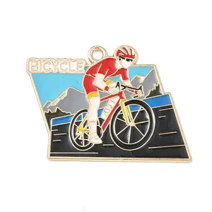 Sports Alloy Enamel Pendants