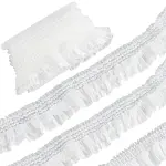 10Yards Satin Elastic Pleated Lace Trim