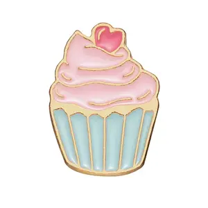 Food Theme Alloy Enamel Brooches