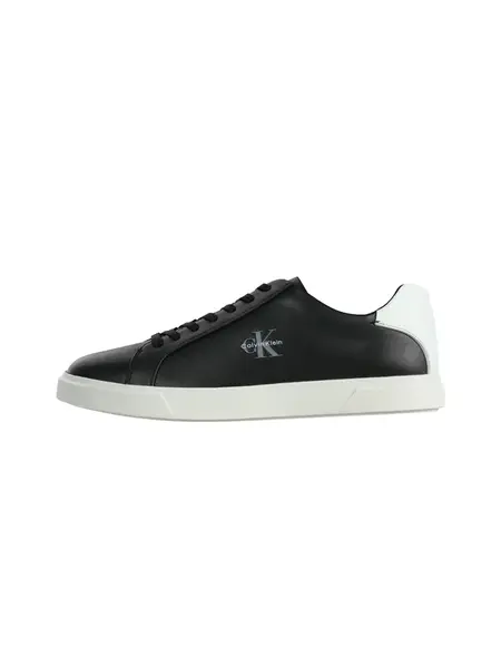 Calvin Klein Nízke tenisky  sivá / čierna / biela