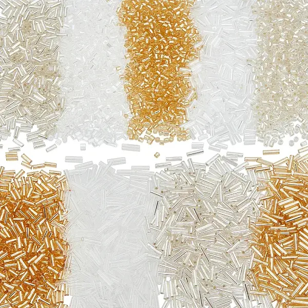 2700 Pcs Glass Bugle Beads