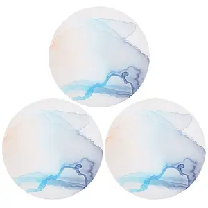 3Pcs Porcelain Cup Mats