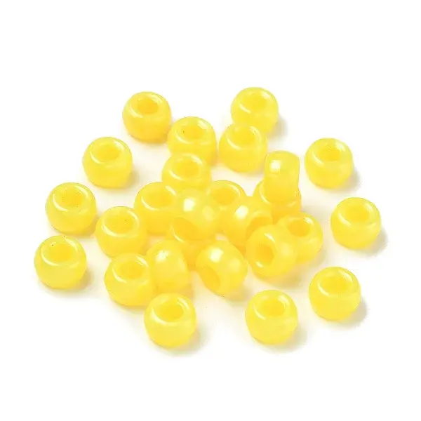 Pearlized Plastic Beads