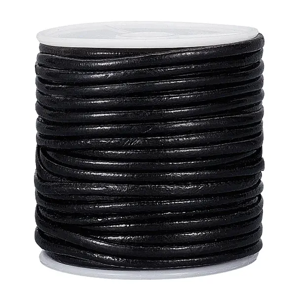 20M Round Cowhide Leather Cord