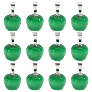 12Pcs Cat Eye Pendants