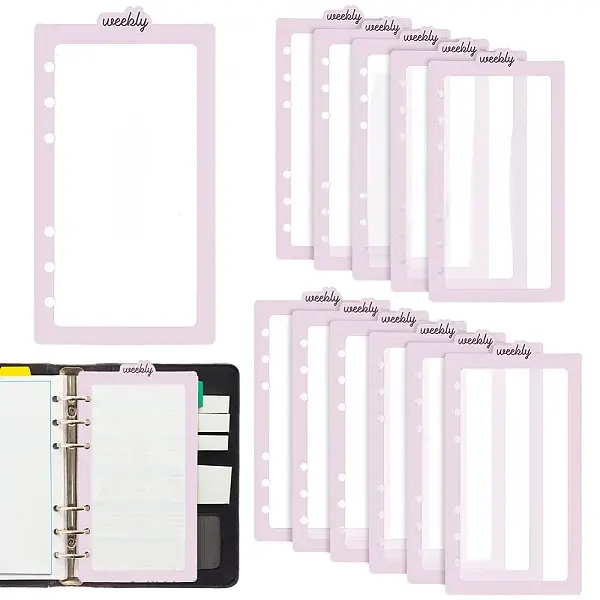 12Pcs PVC Tab Binder Dividers for Binders