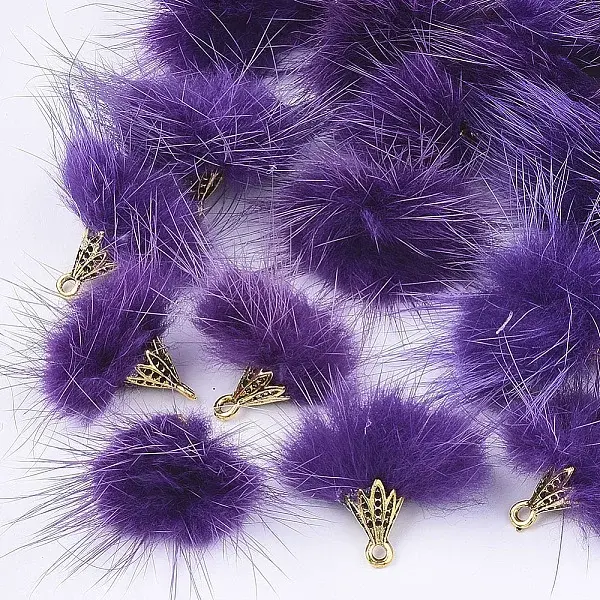 Faux Mink Fur Tassel Pendant Decorations