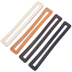 4Pcs 4 Colors Leather Frame for Bag Zipper Side Pocket Making