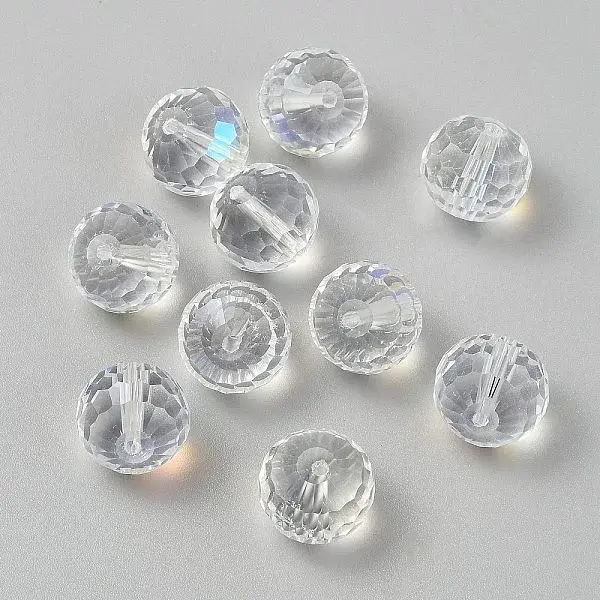 Transparent Glass European Beads