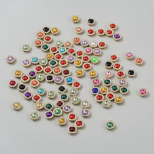 Glass Sewing on Rhinestones