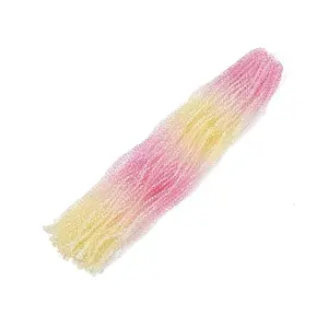 Gradient Color Baking Paint Glass Bead Strands