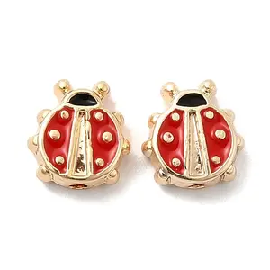 Brass Enamel Beads