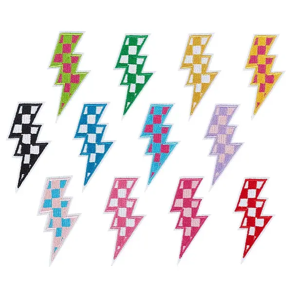 2 Sets Polyester Iron on/Sew On Patches