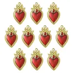 10Pcs Ion Plating(IP) 304 Stainless Steel Pendants