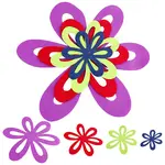 4Pcs Non-woven Felt Fabric Hot Pads