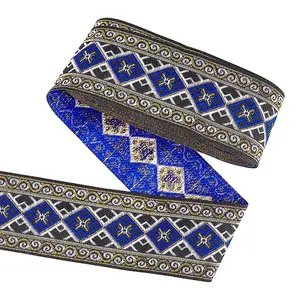 Ethnic Style Embroidery Polyester Ribbons