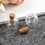 Transparent Glass Bottles Pendants Small DIY Bottles Wish Bottle