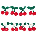 8Pcs 2 Style Cotton Crochet Ornament Accessories