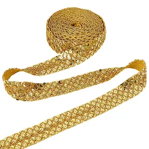 12.5 Yards Ployester Elastic Sequin Trimmings