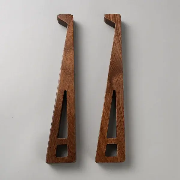 Walnut Computer Desktop Holder Stand
