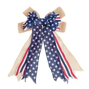 Polyester & Burlap Bowknots