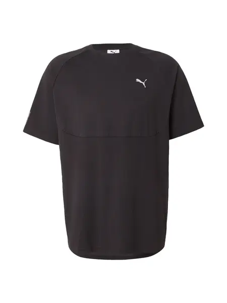 PUMA Funkčné tričko 'Pumatech'  svetlosivá / čierna