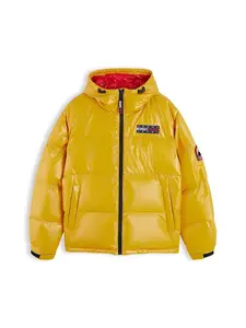 Tommy Jeans Zimná bunda 'Alaska'  žltá