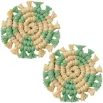 Bohemia Handmade Woven Cotton Coaster