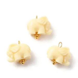 Dyed Synthetic Coral Pendants
