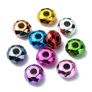 UV Plating Acrylic European Beads