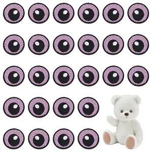 12Pairs Computerized Embroidery Cloth Self Adhesive Patches