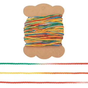 50M Gradient Color Waxed Polyester Cords