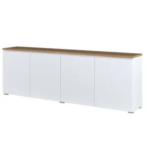 Komoda 4d Modo 25 Dub Mauvella/Biely