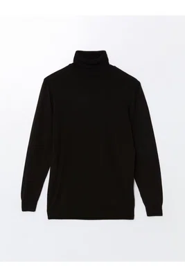 LC Waikiki Turtleneck Long Sleeve Men's Knitted Sweater -