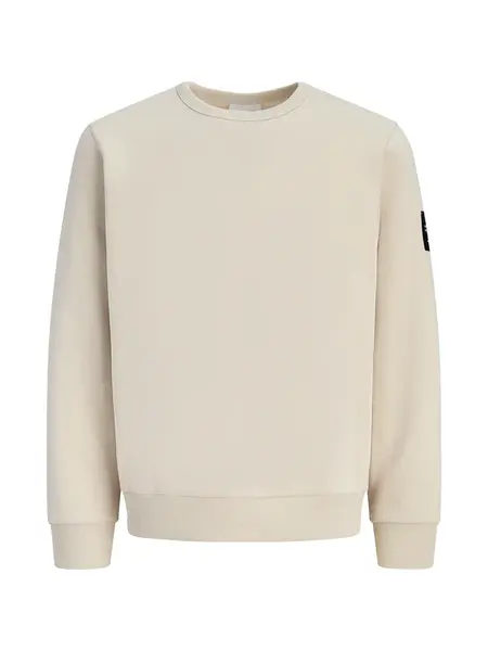 JACK & JONES Mikina 'JJCLEVELAND'  béžová