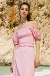 DEFACTO Slim Fit Halenka s čtvercovým límečkem a krátkými rukávy
