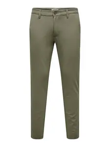 Only & Sons Chino nohavice 'ONSMark'  olivová