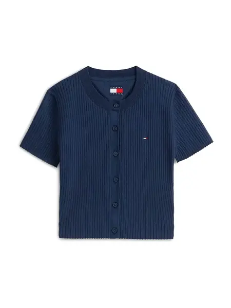 Tommy Jeans Kardigán 'ESSENTIAL'  námornícka modrá