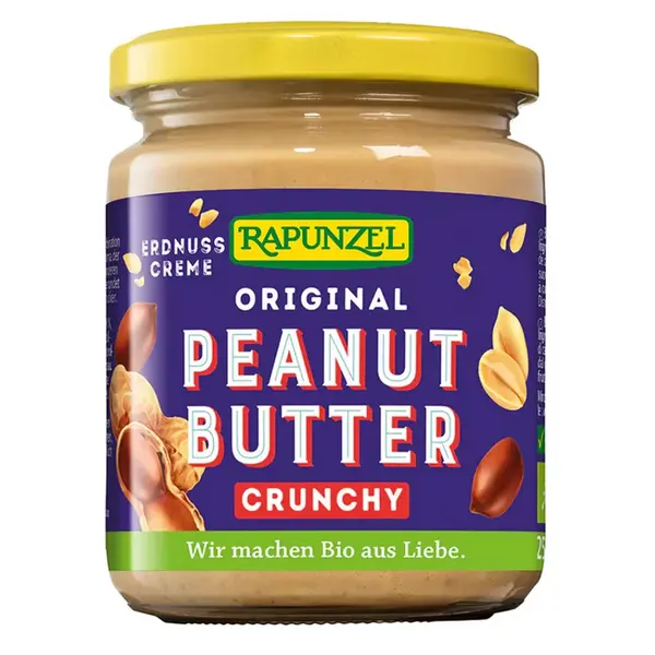 RAPUNZEL Arašidová nátierka chrumkavá BIO 250 g