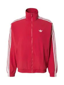 ADIDAS ORIGINALS Prechodná bunda 'Firebird'  červená / biela