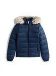 Tommy Jeans Zimná bunda  námornícka modrá