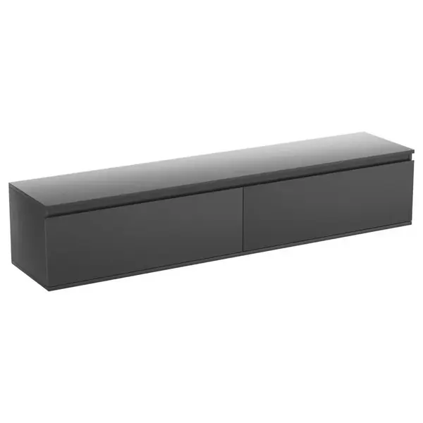 Boxxx NÍZKÁ KOMODA, černá, 180/30/33 cm