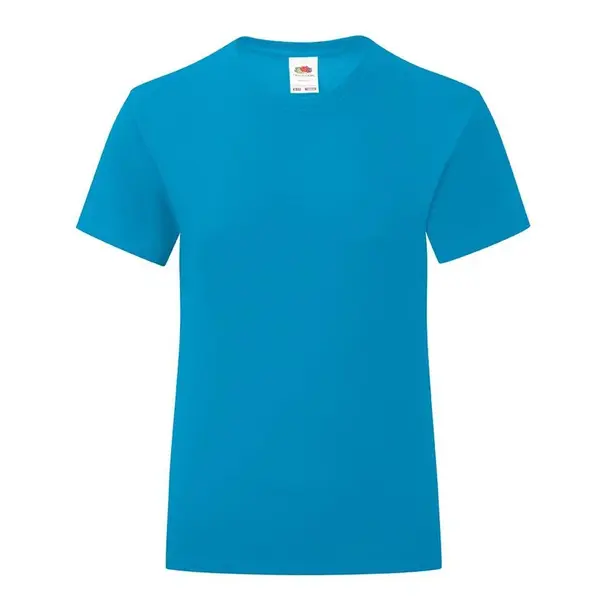 Blue Girls' T-shirt Iconic Fruit of the Loom