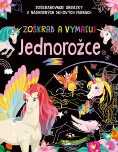 Zoškrab a vymaľuj Jednorožce