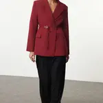 Trendyol Burgundy Blazer Jacket