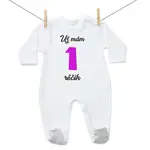 Boodyy Overal Už mám 1 rôčik Dievča 62 (2-4 mesiace)