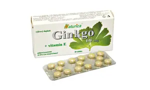 Naturica GINKGO 60 mg + vitamín E