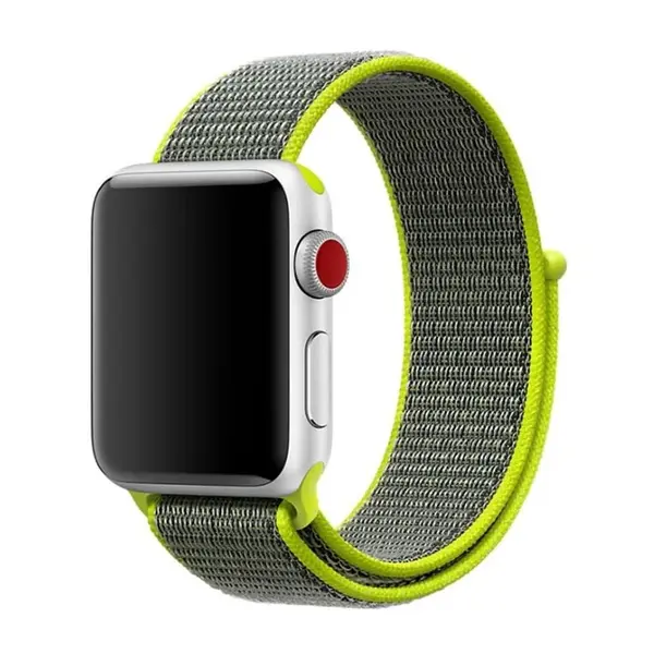 BStrap Nylon remienok na Apple Watch 38/40/41mm, Green